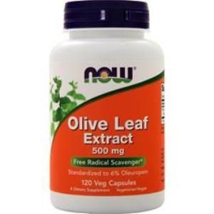 Olive Leaf Extract (120 Vcaps 500 mg) NOW Foods